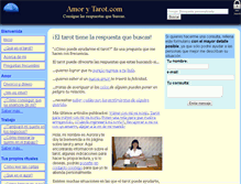 Tablet Screenshot of amorytarot.com